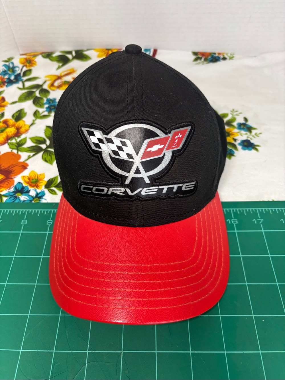 Corvette General Motors Racing Logo Patch Baseball Cap SnapBack Hat